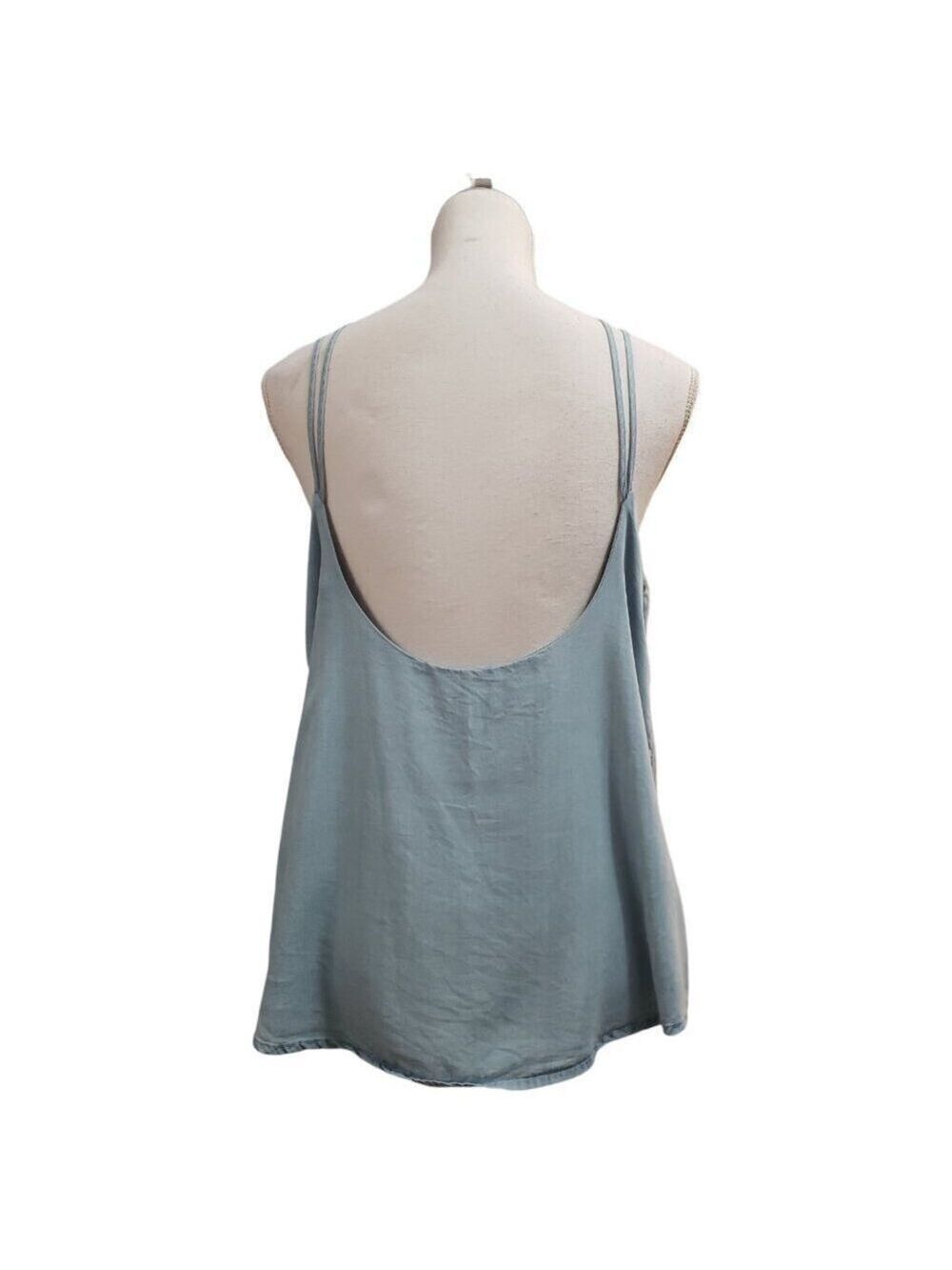 Women's Thread and Supply Light Blue Tank Top, Size L - Picture 2 of 7